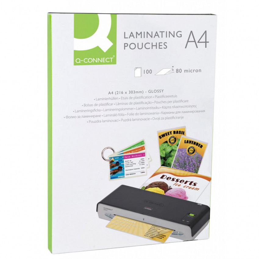 Laminovacia fólia 216 x 303, A4 80 mic