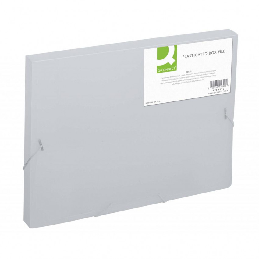 Q-Connect Plastový box s gumičkou Q-Connect mix farieb