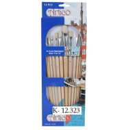 Sada plochých štetcov-12ks