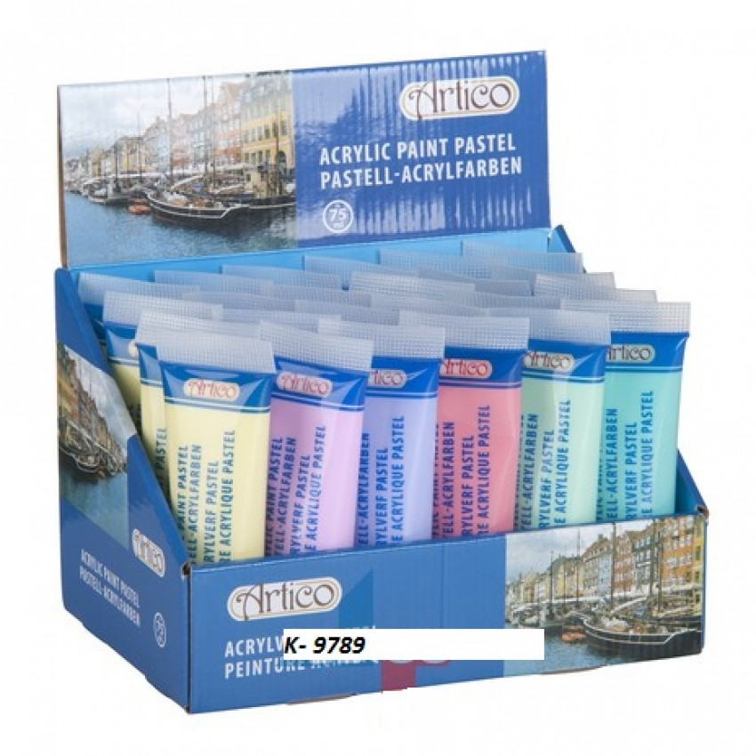 Akrylové farby pastelové 75 ml