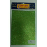 Glitrovaný papier-mramorovo-zelený