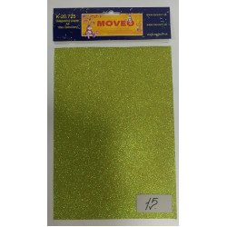 Glitrovaný papier-mramorovo-žltý