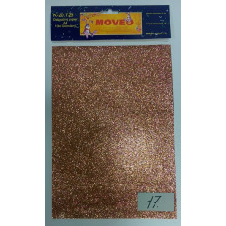 Glitrovaný papier-bledo-hnedý