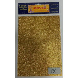 Glitrovaný papier-tmavo-zlatý