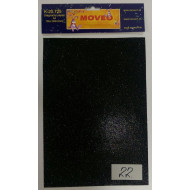 Glitrovaný papier-čierny