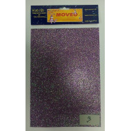 Glitrovaný papier- fialová