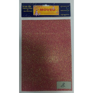 Glitrovaný papier-mramorovo-červený