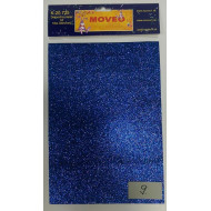 Glitrovaný papier-modrý