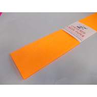 Krepový papier-neón-bledo-oranžový