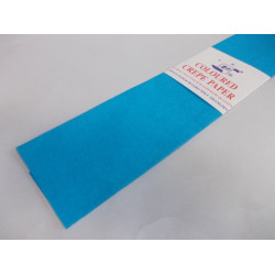 Krepový papier-neón-modrý