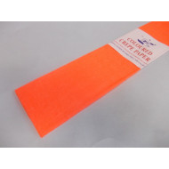 Krepový papier-neón-oranž