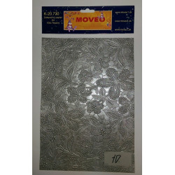 Tepaný papier-10 strieborný