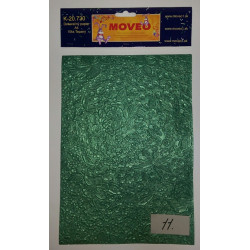 Tepaný papier-11 zelený