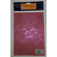 Tepaný papier-12 ružový