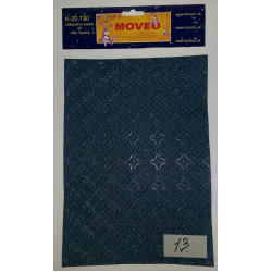 Tepaný papier-13 modrý