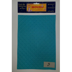 Tepaný papier- 3 tyrkysový