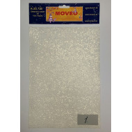 Tepaný papier-1 biely