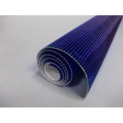 K-20.019 Kartón vlnitý 50x70cm - zlatý-metál