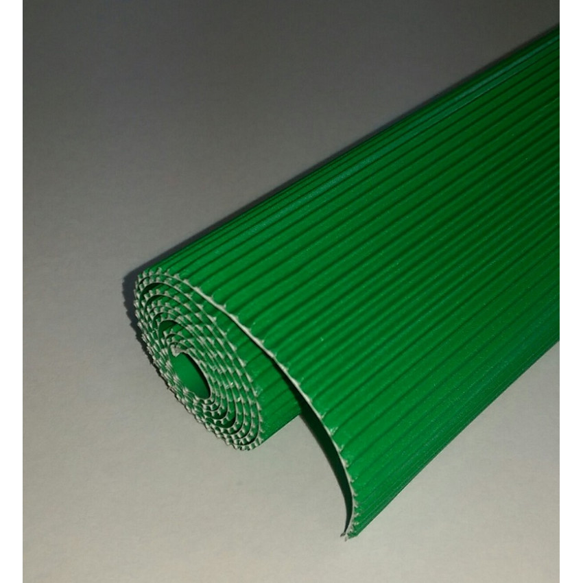 K-20.019 Kartón vlnitý 50x70cm - zeleny