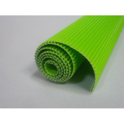 K-20.019 Kartón vlnitý 50x70cm - zlatý-metál