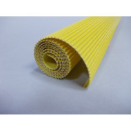 K-20.019 Kartón vlnitý 50x70cm - zlatý-metál