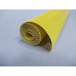 K-20.019 Kartón vlnitý 50x70cm - zlatý-metál