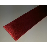 Krepový papier kovový -metalický- červený