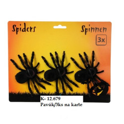 Pavúk  na karte 3 ks