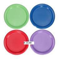 Párty taniere/12ks farebné 23cm