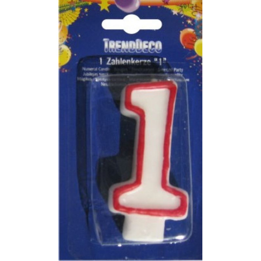 Tortová sviečka číslo