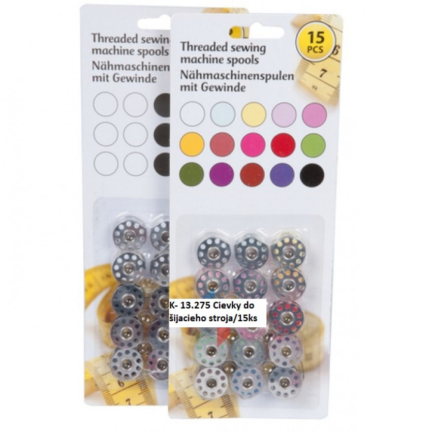 K-13.275 Cievky do šijacieho stroja/15ks