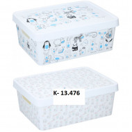 Úložný box na potraviny s vekom 11l