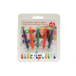 MOVEO Párty sviečky princezné 5 ks