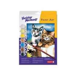 Maliarska sada-obraz-mačky