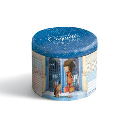 Busquets kovová dózička guľatá- candy and coquette