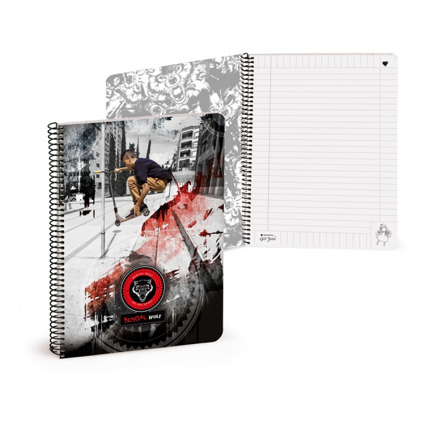 Busquets Blok špirála A5 80 listový EXTREME EXPERIENCE