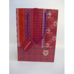 K-7247 Papierová taška stredná -bordo