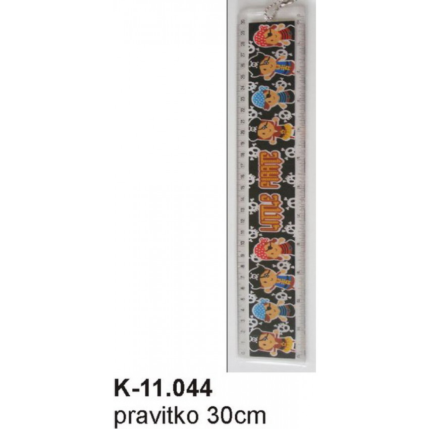 K - 11.044 Pravítko 30cm - pevné