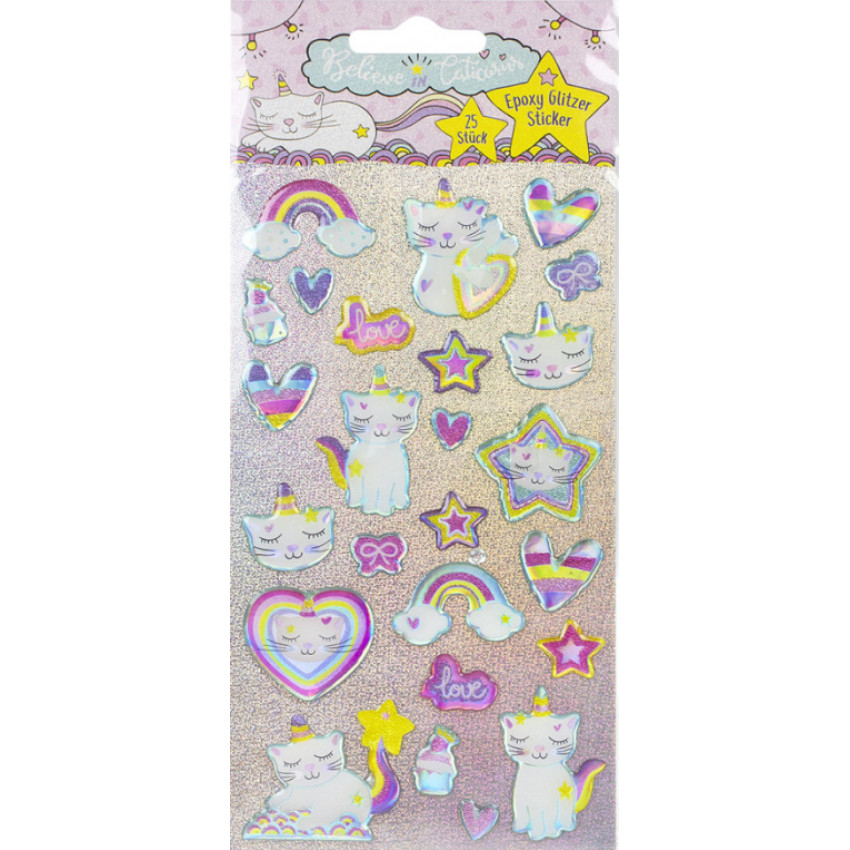 Samolepky mačky 3D pre deti