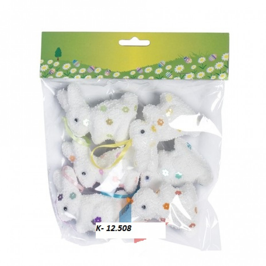 Veľkonočný zajačikovia 6 ks