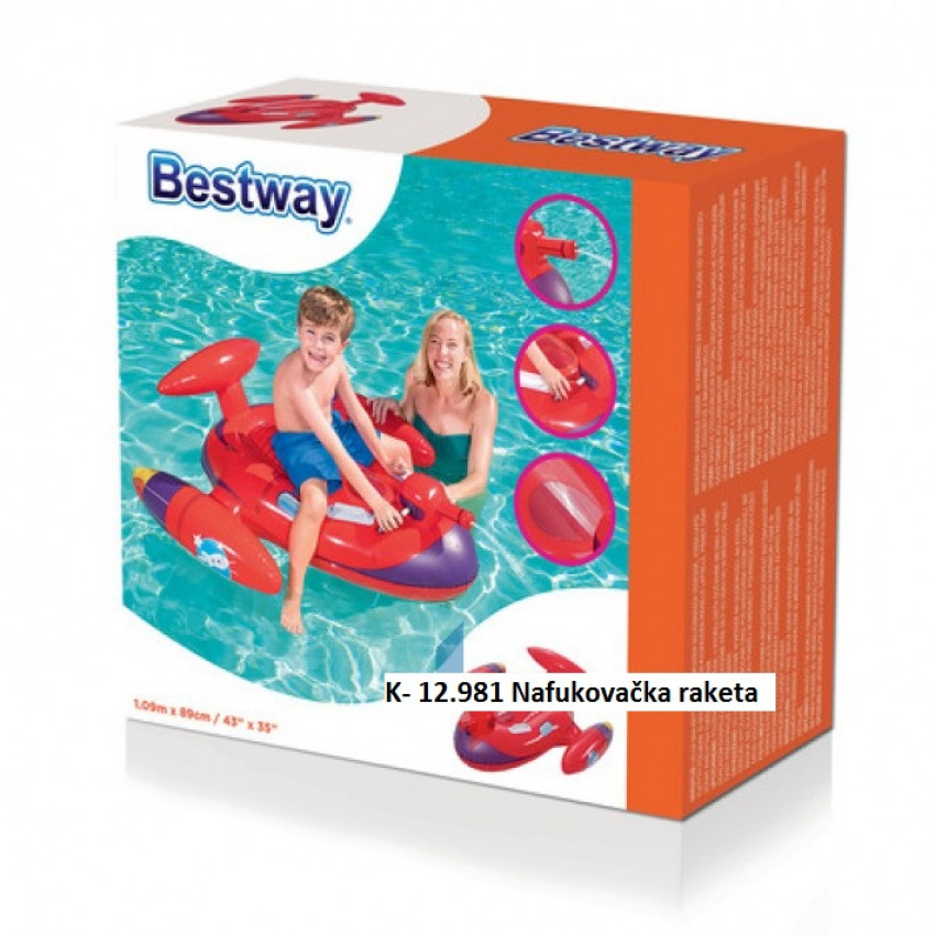 K-12.981 Nafukovačka-striekacia raketa 196x114cm