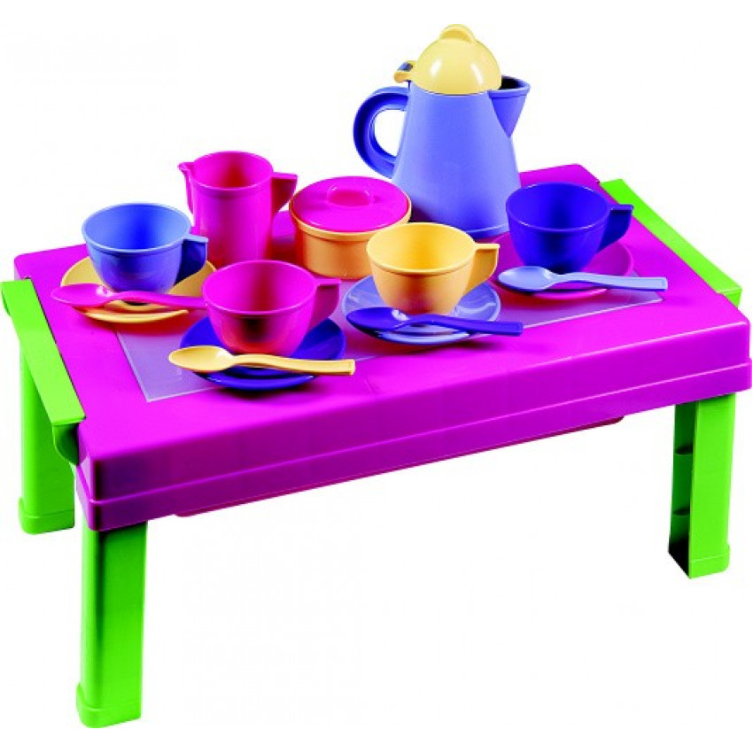 Čajová súprava so stolíkom