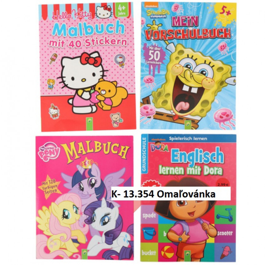 K-13.354 Omaľovánka hobby