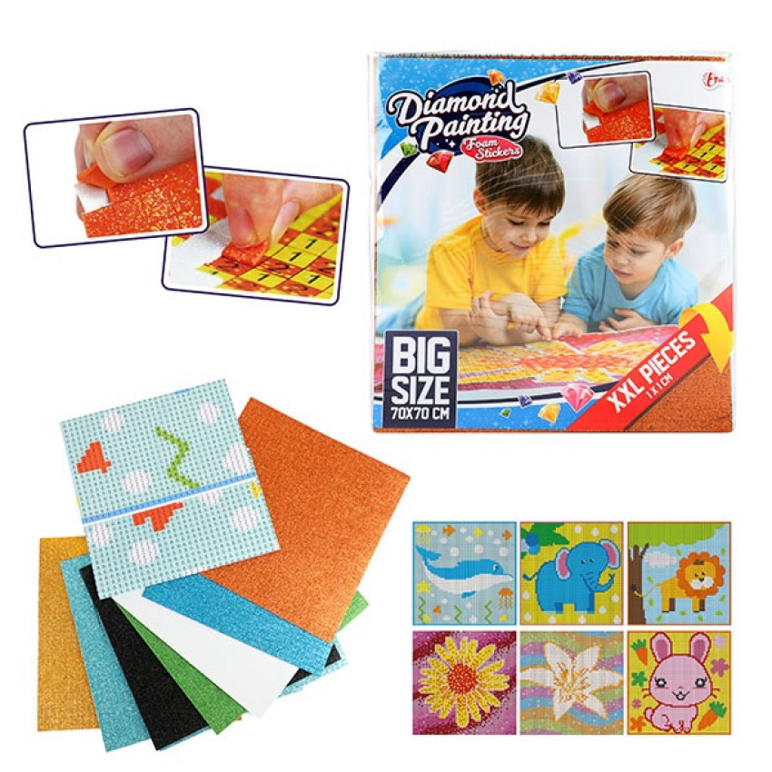 Diamantové samolepky XXL