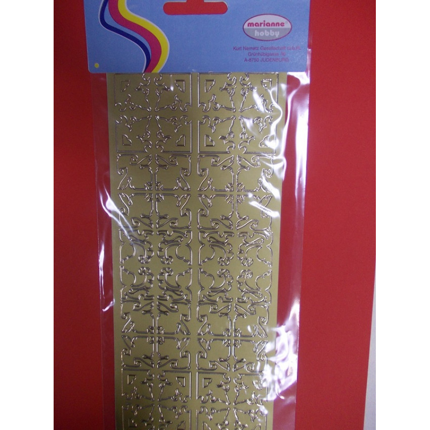 K-7023 Samolepky rohové-zlaté