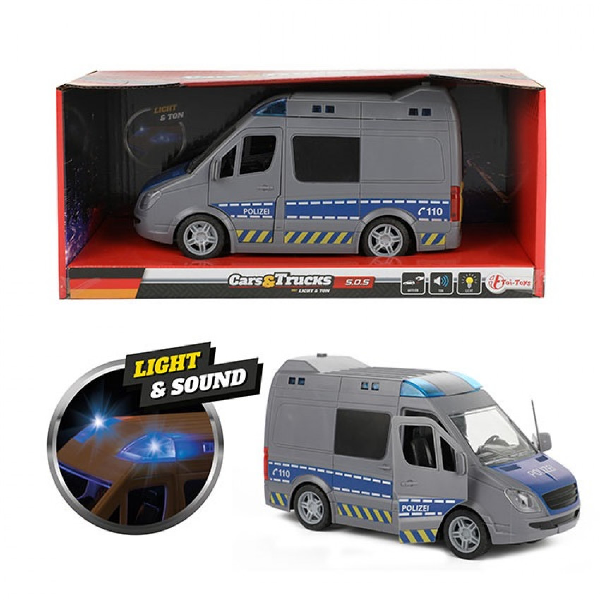 Auto polícia na baterky