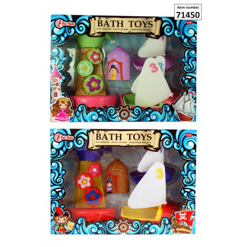 Kojenecká hračka- loďka, mlynček na vodu