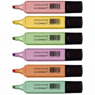 Sada zvýrazňovačov pastel 6 farieb