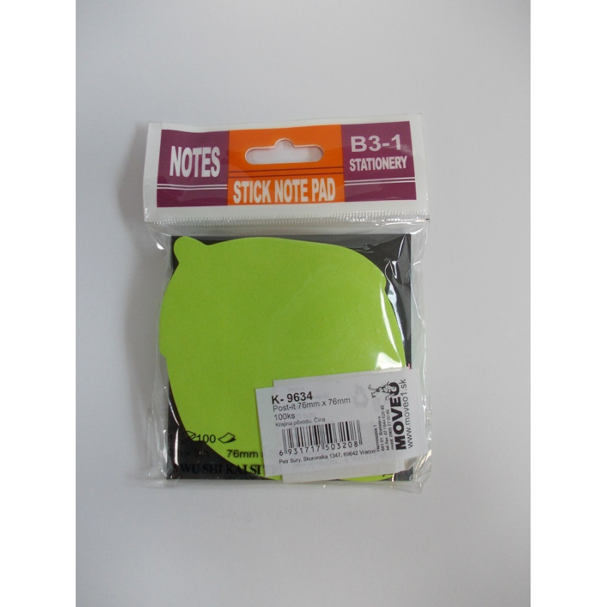  Samolepiaci bločik 76x76/100-listový