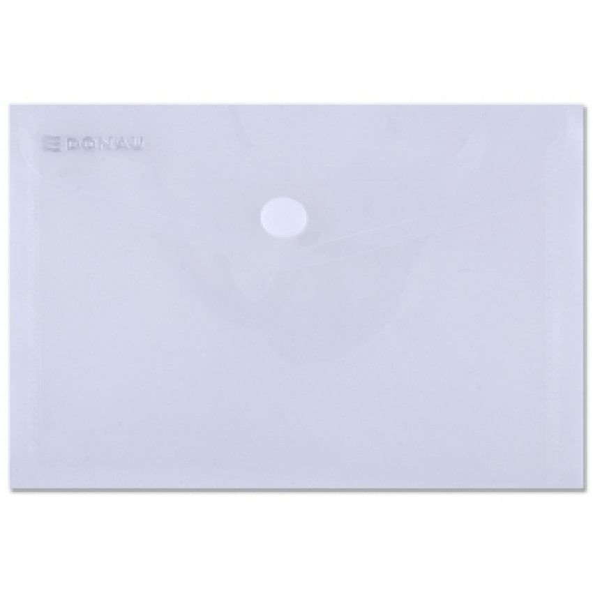 Plastový obal A6 s cvočkom DONAU priehľadný